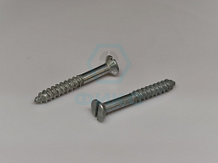 Шуруп ГОСТ 1145-80 2,5х20 сталь цинк белый исп.1