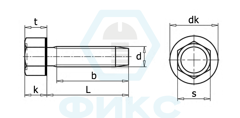 Винт DIN 7984 М6х40 нержавеющая сталь А2