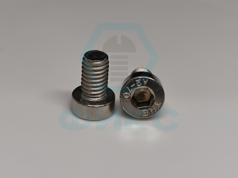 Винт DIN 7984 М6х40 нержавеющая сталь А2